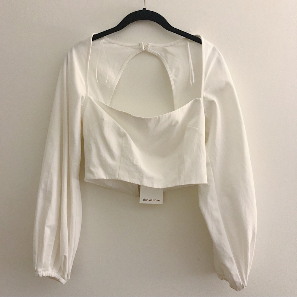 MARA HOFFMAN INSPIRED COTTON BLEND TOP